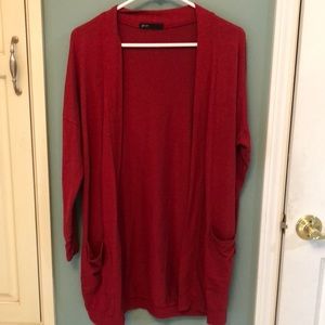 Gibson petite small Red cardigan